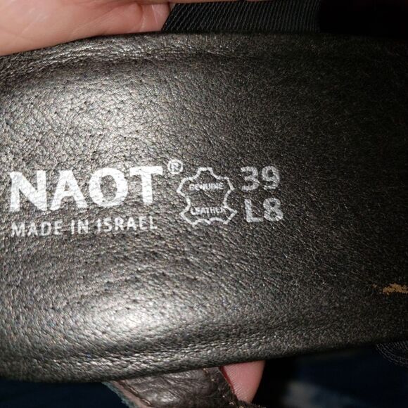 Naot Black Slip-On Sandals - Picture 7 of 7